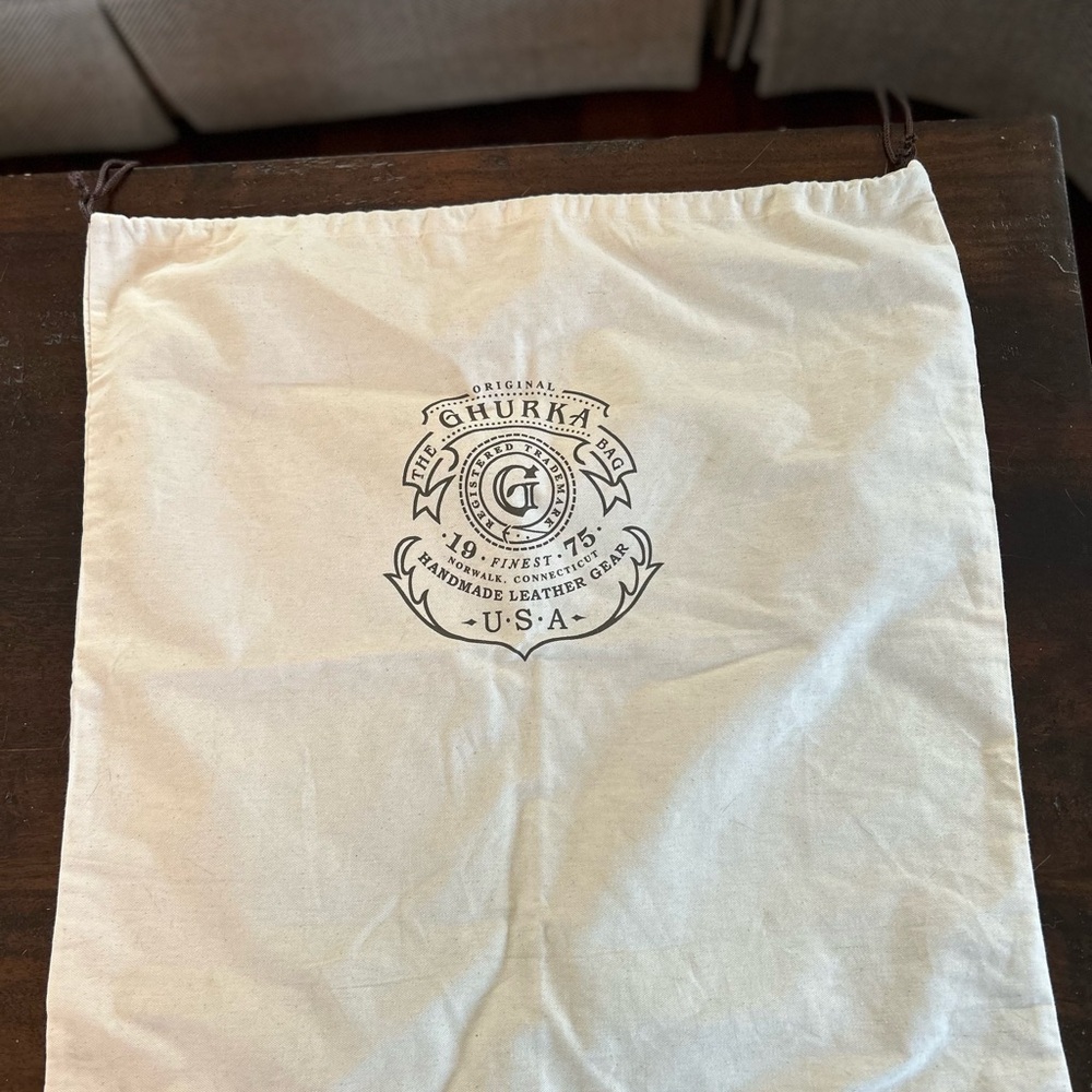 Original GHURKA No 138 Ashley Marley Hodgson Backpack with Dust Bag - Picture 15 of 16